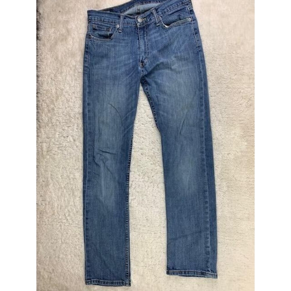 Levi's Size 31x32 Mens Jeans (Actual Inseam 30.5 Inches) Stretch Straight Leg